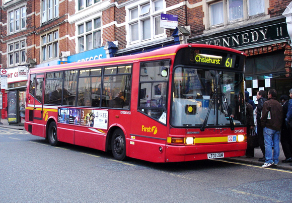Route 61, First London, DMS41458, LT02ZDM, Bromley