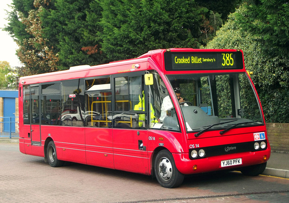 Route 385, CT Plus, OS14, YJ60PFK, Chingford Station