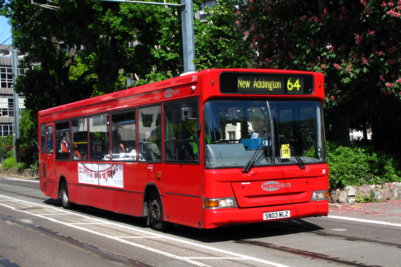 Route 64, Metrobus 211, SN03WLZ, Croydon