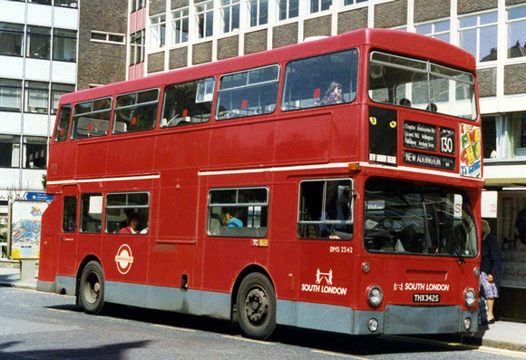 Route 130, South London Buses, DMS2342, THX342S, Croydon