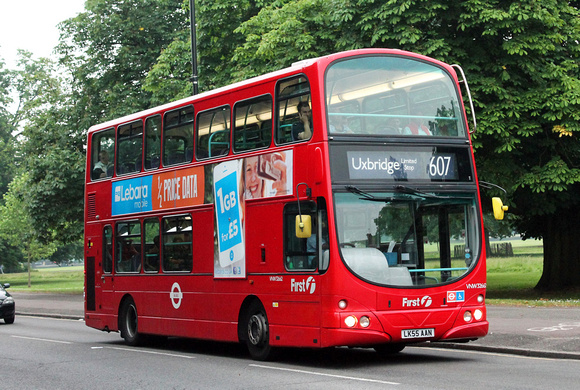 Route 607, First London, VNW32662, LK55AAN, Ealing Common