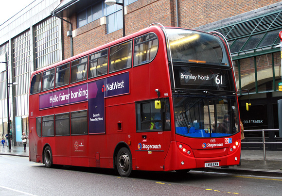 Route 61, Stagecoach London 19138, LX56EAW, Bromley