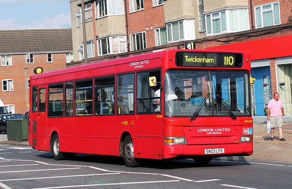 Route 110,  London United RATP, DPS689, SN03LFE, Isleworth