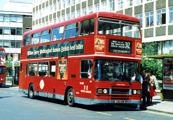 Route 312, South London Buses, L26, C26CHM, Croydon