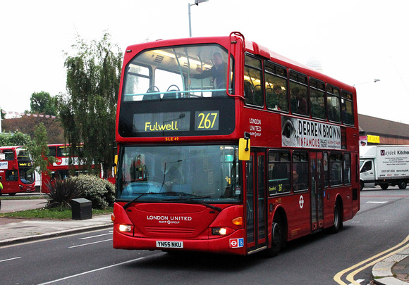 Route 267, London United RATP, SLE49, YN55NKU, Brentford