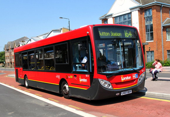 Route 164, London General, SE12, LX07BXV, Sutton