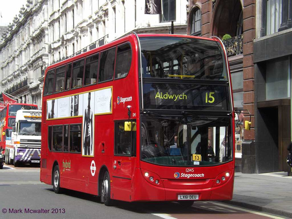 Route 15, Stagecoach London 12145, LX61DEU, Regent Street