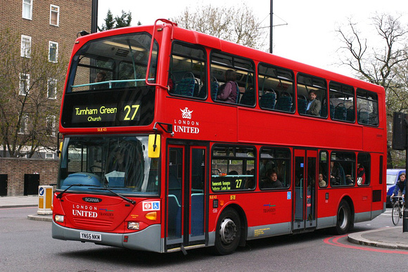 Route 27, London United, SLE43, YN55NKM