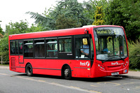 Route E5, First London, DMS44409, YX09FML, Southall