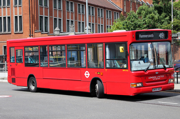 Route 419, London United RATP, DPS702, SN55HKE, Hammersmith