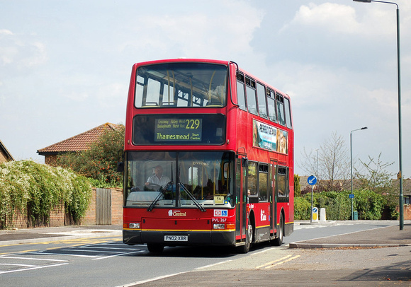 Route 229, London Central, PVL267, PN02XBR, Abbey Road
