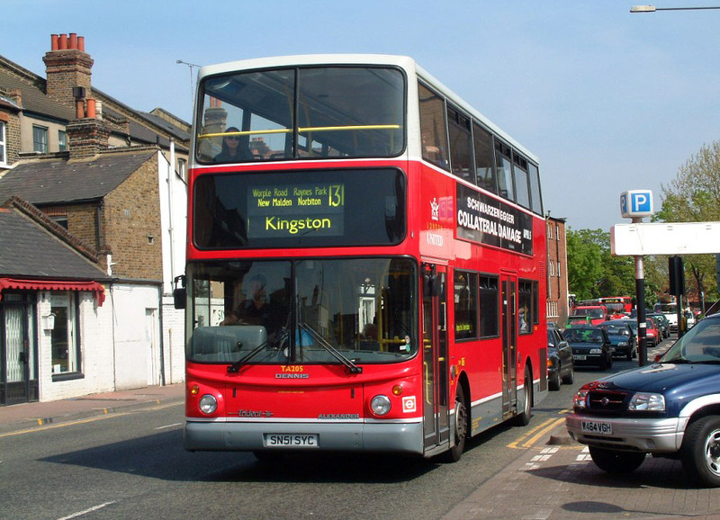 London Bus Routes | Route 131: Kingston - Tooting Broadway | Route 131 ...