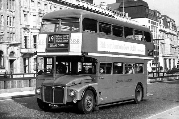 Route 19, London Transport, RM603, WLT603