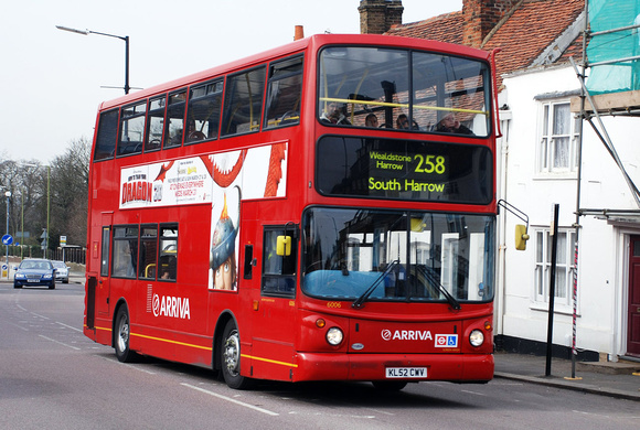 Route 258, Arriva The Shires 6006, KL52CWV, Bushey