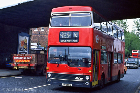 Route 16A, London Transport, M1, THX101S, Cricklewood