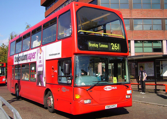 Route 261, Metrobus 474, YN53RYC, Bromley