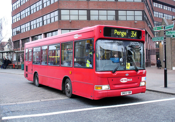 Route 354, Metrobus 277, SN03YBR, Bromley