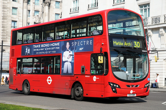 Route 30, Tower Transit, VN36163, BJ11EBM, Marble Arch