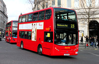 Route 23, First London, DN33512, LK08FMU, Trafalgar Square
