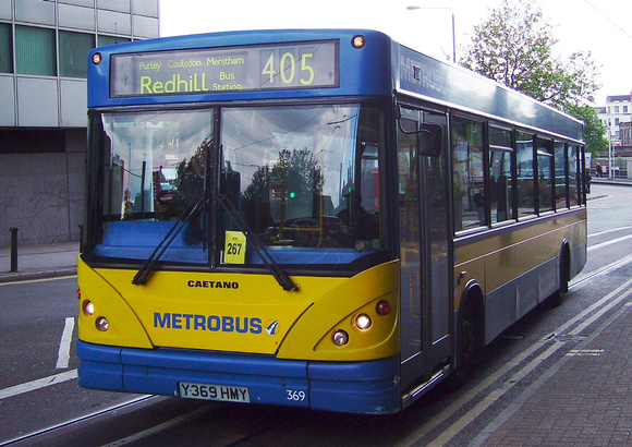 Route 405, Metrobus 369, Y369HMY, Croydon