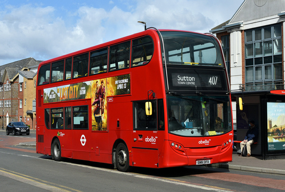 Route 407, Abellio London 2406, SN61DFX, Sutton