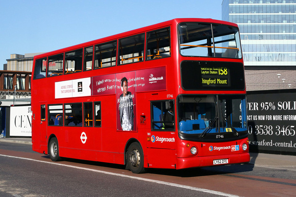 Route 158, Stagecoach London 17746, LY52ZFE, Stratford