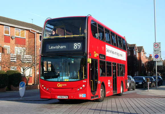 Route 89, Go Ahead London, E46, LX56ETO, Bexleyheath