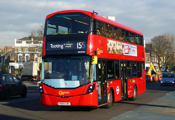Route 155, Go Ahead London, WHV94, BD65EWS, Stockwell