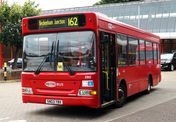 Route 162, Metrobus 280, SN03YBX, Eltham