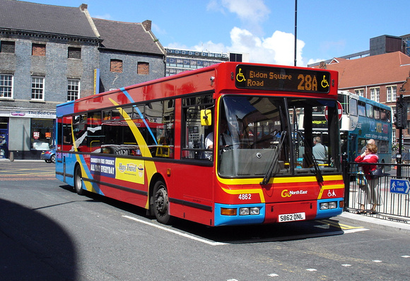 Route 28A, Go North East 4862, S862ONL, Newcastle