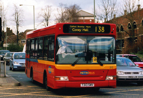 Route 138, Metrobus 313, T313SMV, Bromley