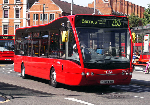 Route 283, NSL Services Group, OVL59, YJ09EYW, Hammersmith