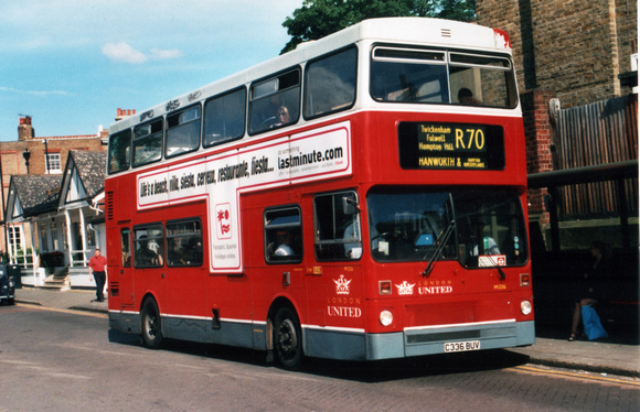 Route R70, London United, M1336, C336BUV, Richmond