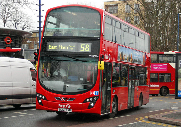 Route 58, First London, VN37828, BG59FXB, Walthamstow