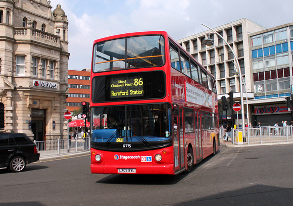 Route 86, Stagecoach London 17775, LX03BVL, Ilford