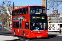 Route 63, Go Ahead London, E20, LX06EZP, Elephant & Castle