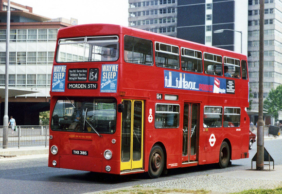 Route 154, London Transport, DMS2318, THX318S, Croydon