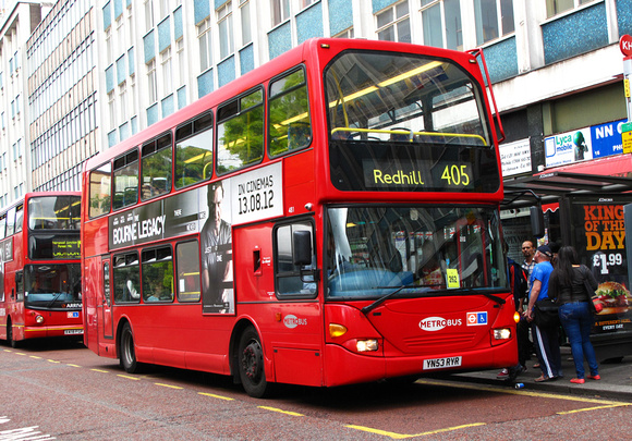 Route 405, Metrobus 481, YN53RYR, Croydon
