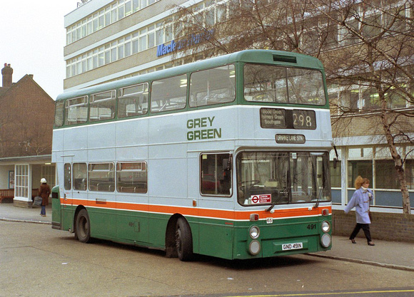 Route 298, Grey Green 491, GND491N, Cockfosters