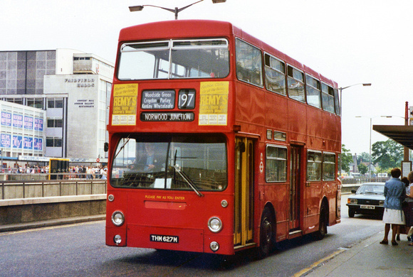 Route 197, London Transport, DMS1627, THM627M, Croydon