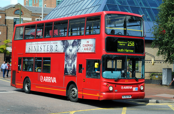 Route 258, Arriva The Shires 6018, KL52CXK, Watford