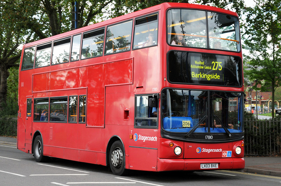 Route 275, Stagecoach London 17810, LX03BXE, Walthamstow
