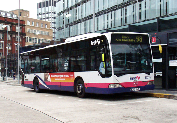 Route 98, First Manchester 60235, W313JND, Manchester