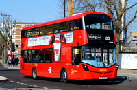 Route 155: Elephant & Castle - Tooting, St. George's Hospital