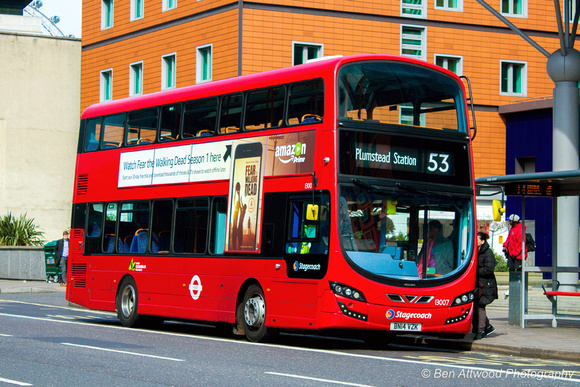 Route 53, Stagecoach London 13007, BN14VZK, Lambeth North