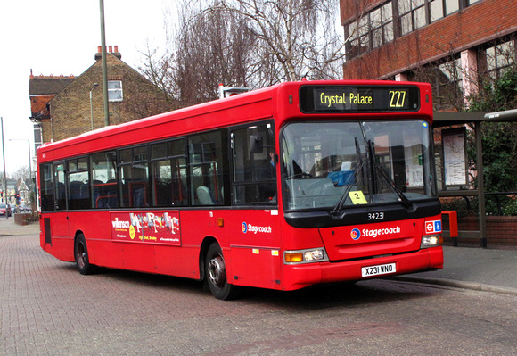 Route 227, Stagecoach London 34231, X231WNO, Bromley