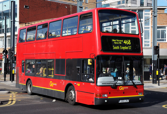 Route 468, Go Ahead London, PVL317, PJ52LVU, Croydon