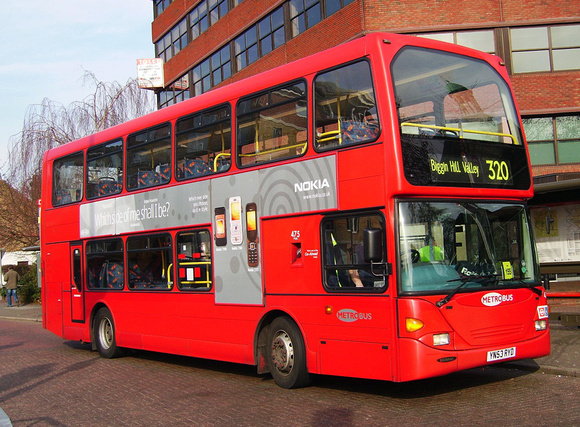 Route 320, Metrobus 475, YN53RYD, Bromley