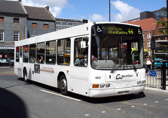 Route 44, Go North East 4847, R847PRG, Newcastle