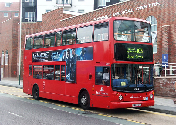 Route 103, East London ELBG 17829, LX03BYC, Romford